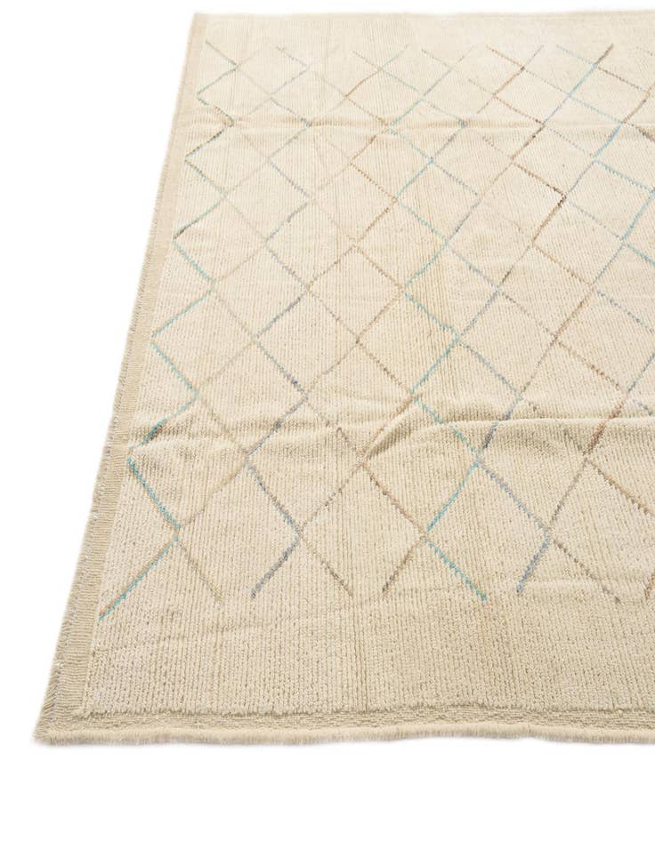 Detail image of  8' 4 x 10' 4  Hand Knotted Moroccan Wool Rug