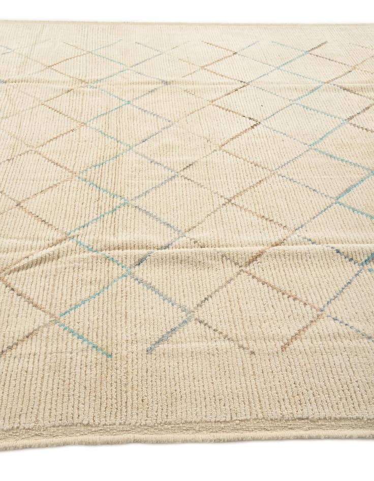 Detail image of  8' 4 x 10' 4  Hand Knotted Moroccan Wool Rug