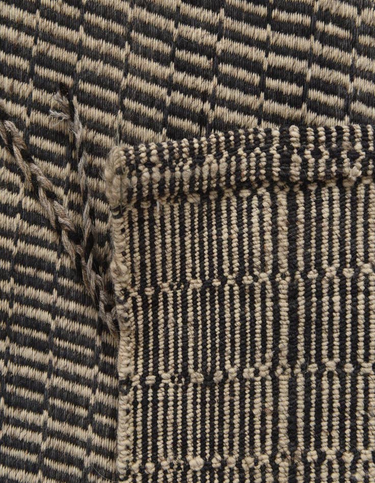 Detail image of  8' 10 x 12' 1  Hand Knotted Moroccan Wool Rug