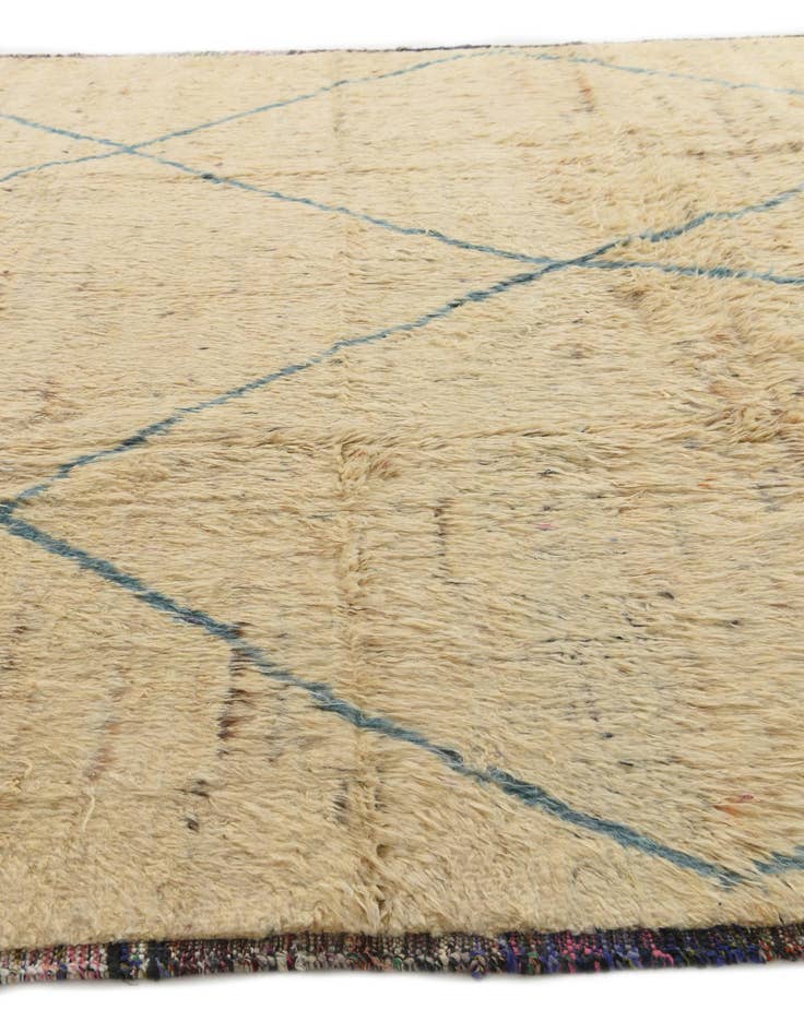 Detail image of  10' x 14' 2  Hand Knotted Moroccan Wool Rug