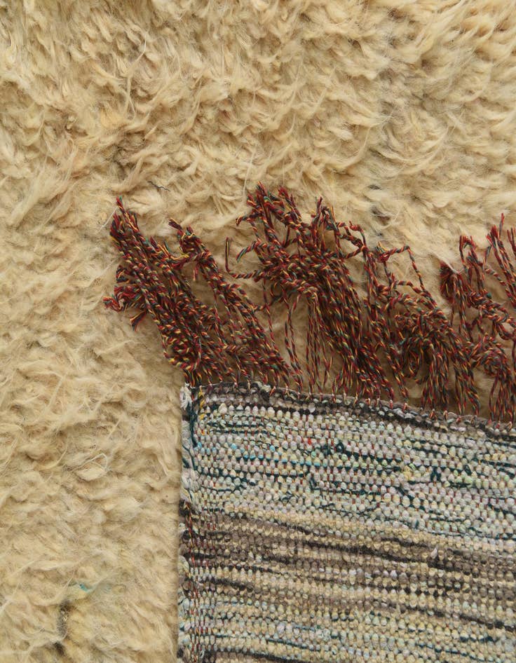 Detail image of  10' x 14' 2  Hand Knotted Moroccan Wool Rug