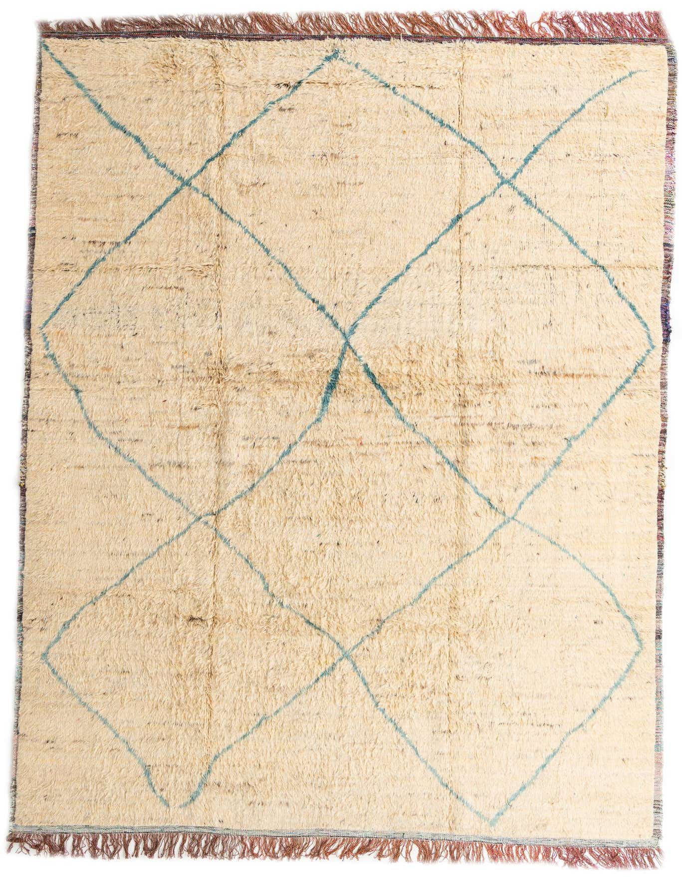 Primary image  10' x 14' 2  Hand Knotted Moroccan Wool Rug