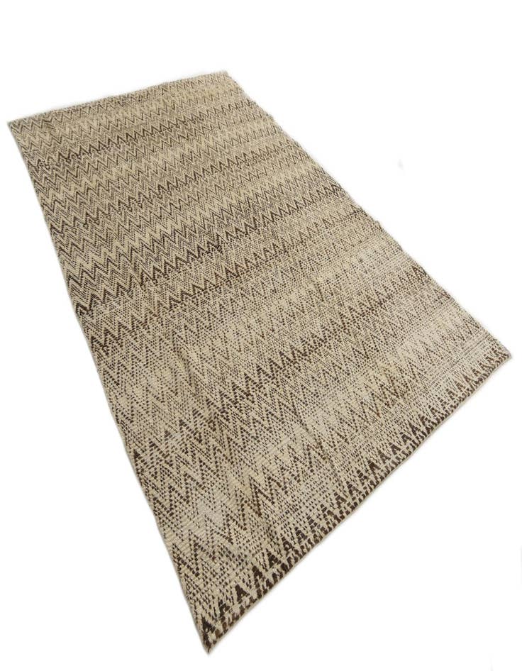 Detail image of  6' 1 x 9' 4  Hand Knotted Moroccan Wool Rug