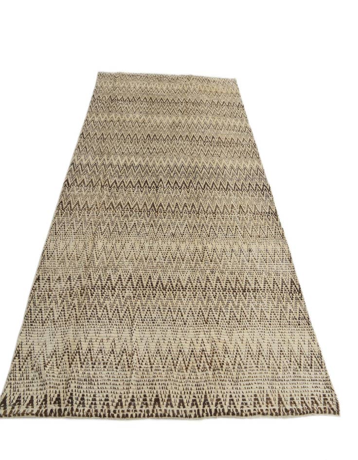 Detail image of  6' 1 x 9' 4  Hand Knotted Moroccan Wool Rug