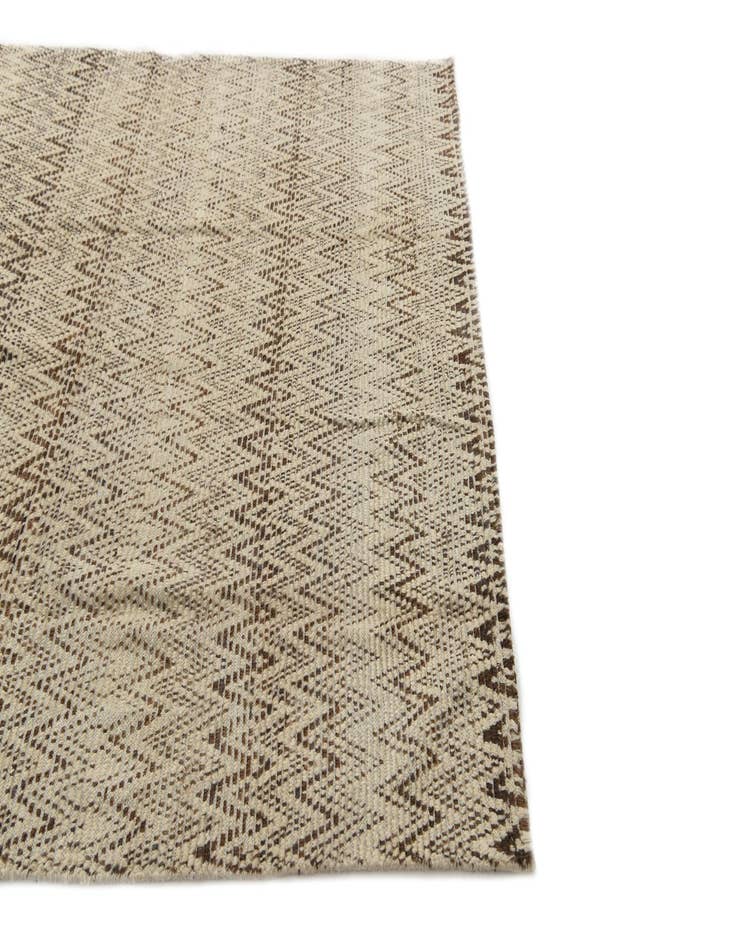 Detail image of  6' 1 x 9' 4  Hand Knotted Moroccan Wool Rug