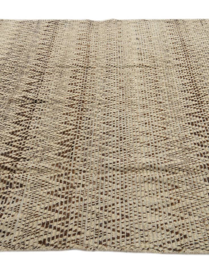 Detail image of  6' 1 x 9' 4  Hand Knotted Moroccan Wool Rug