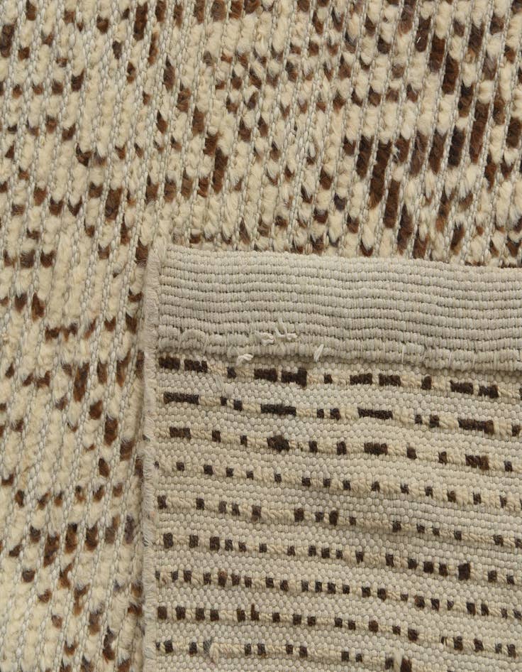 Detail image of  6' 1 x 9' 4  Hand Knotted Moroccan Wool Rug