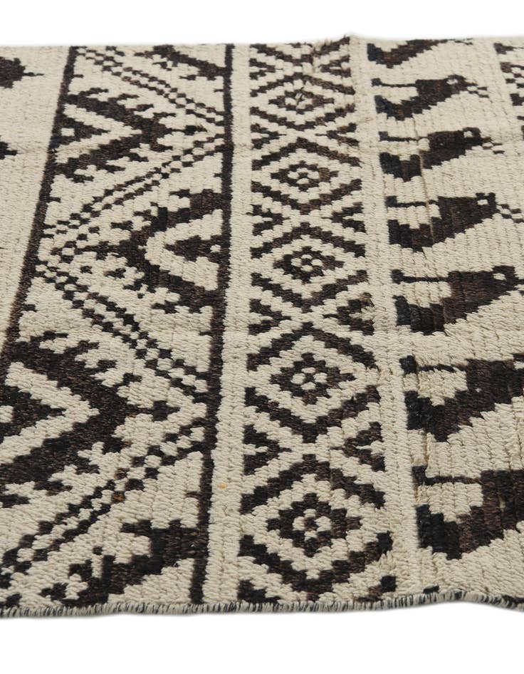 Detail image of  4' 5 x 6' 8  Hand Knotted Moroccan Wool Rug