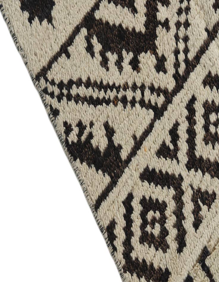 Detail image of  4' 5 x 6' 8  Hand Knotted Moroccan Wool Rug