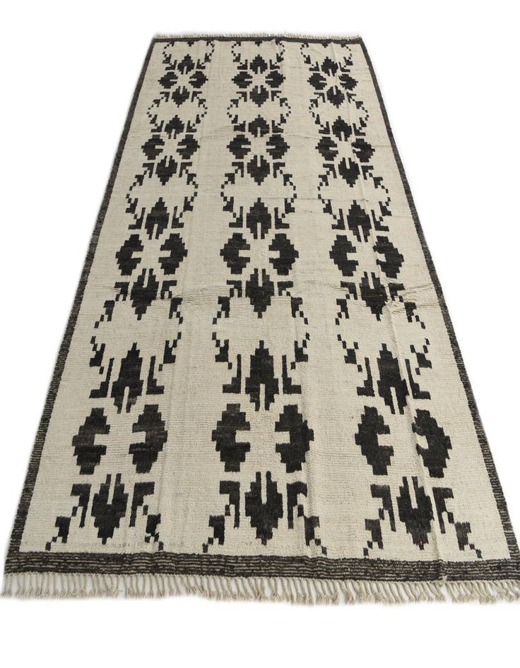 Detail image of  9' 2 x 12' 8  Hand Knotted Moroccan Wool Rug