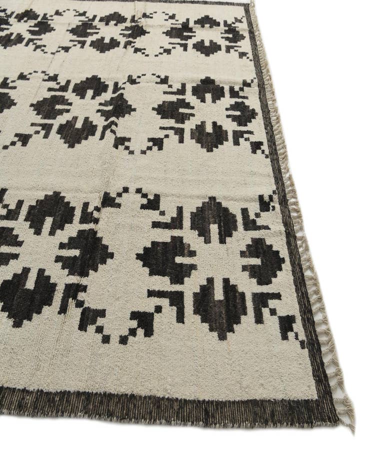 Detail image of  9' 2 x 12' 8  Hand Knotted Moroccan Wool Rug