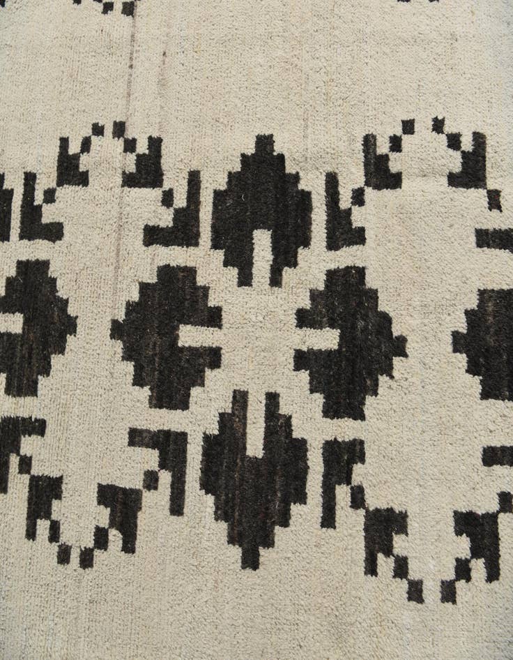 Detail image of  9' 2 x 12' 8  Hand Knotted Moroccan Wool Rug