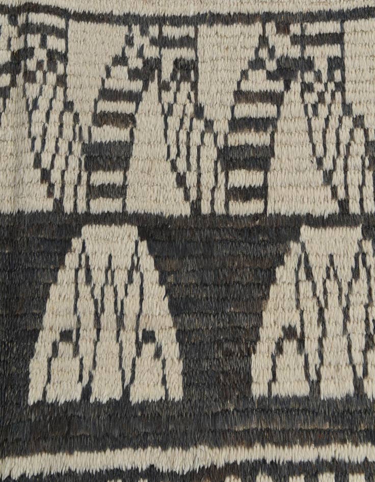 Detail image of  8' 1 x 10' 9  Hand Knotted Moroccan Wool Rug