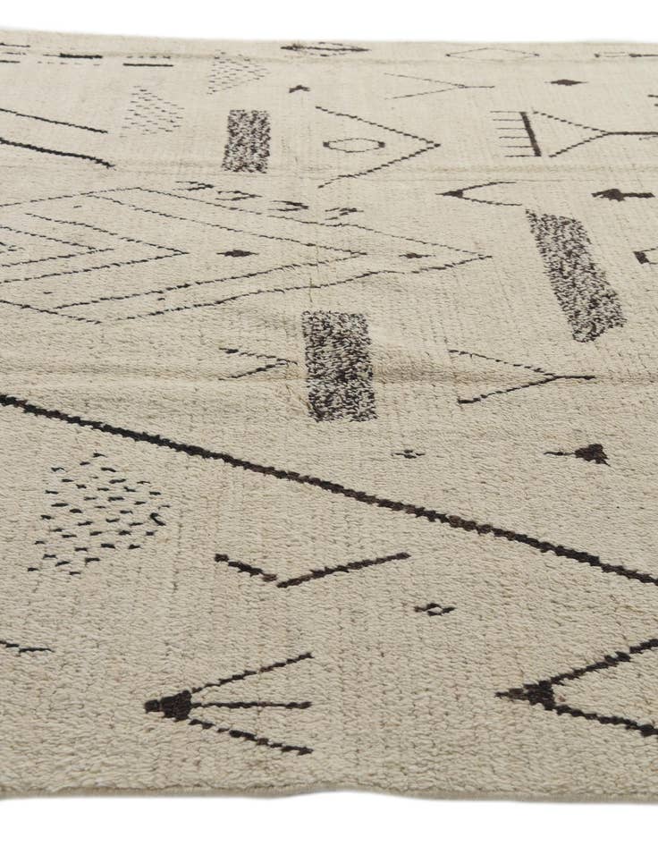 Detail image of  8' 2 x 10' 5  Hand Knotted Moroccan Wool Rug