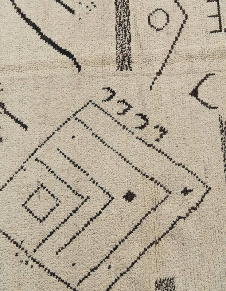 Detail image of  8' 2 x 10' 5  Hand Knotted Moroccan Wool Rug