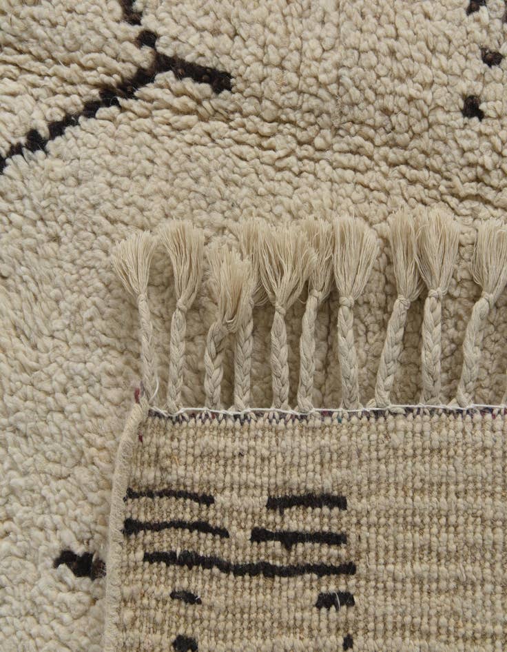 Detail image of  8' 2 x 10' 5  Hand Knotted Moroccan Wool Rug