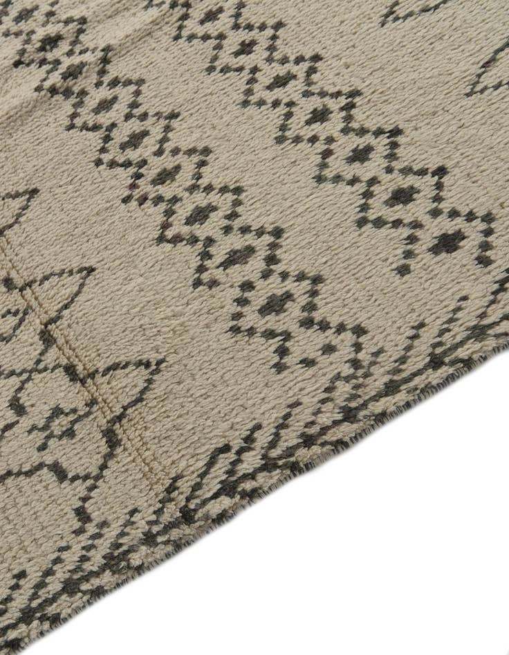 Detail image of  10' 2 x 14'  Hand Knotted Moroccan Wool Rug