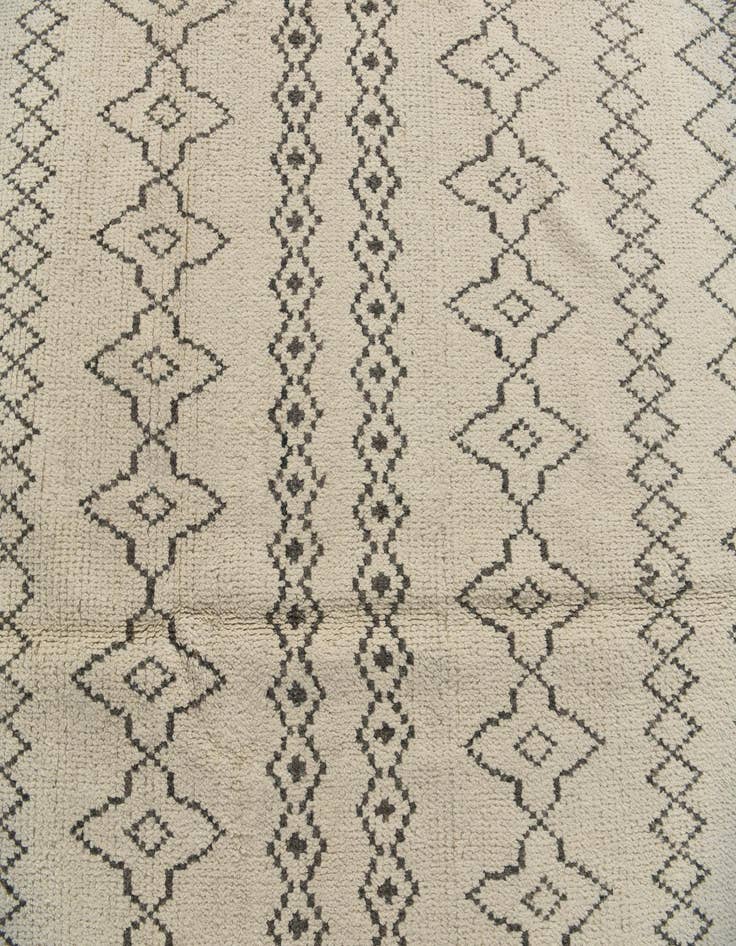 Detail image of  10' 2 x 14'  Hand Knotted Moroccan Wool Rug