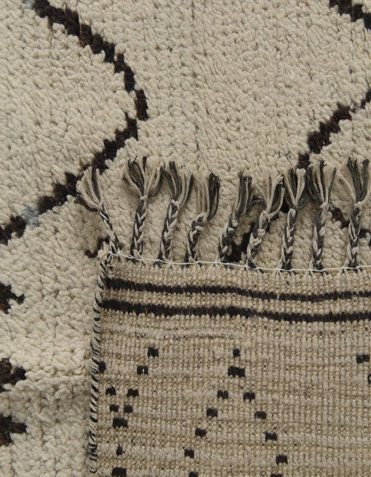 Detail image of  10' 2 x 14' 3  Hand Knotted Moroccan Wool Rug