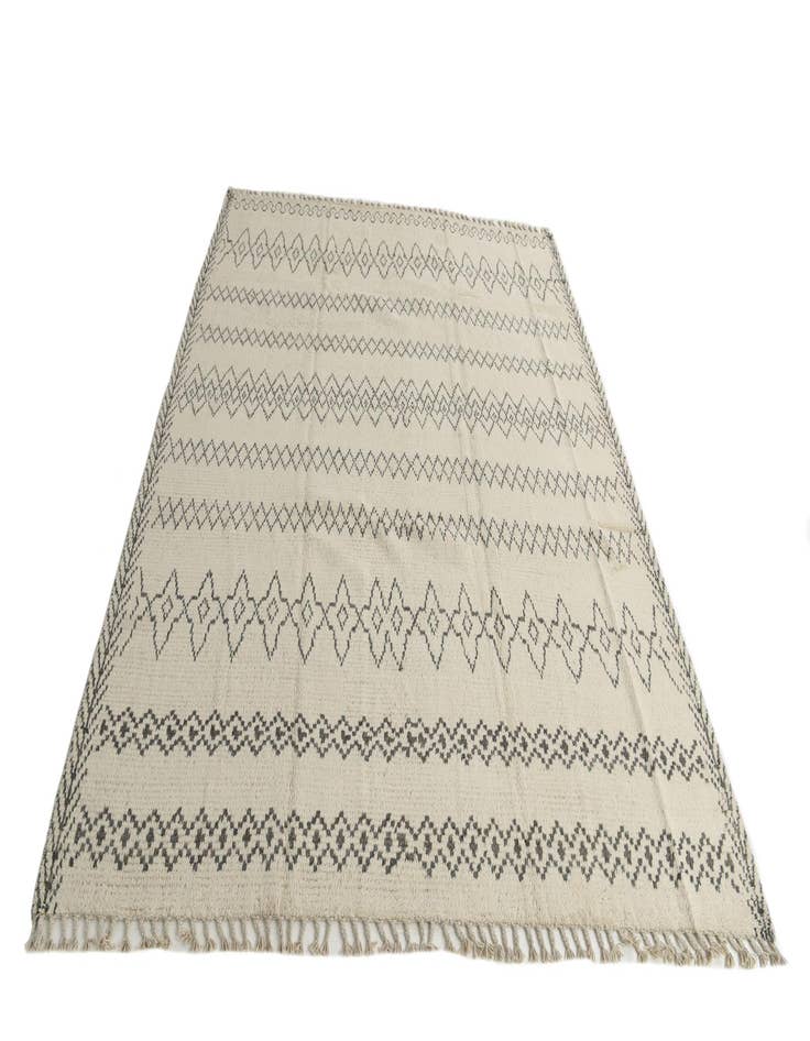 Detail image of  8' 3 x 10' 2  Hand Knotted Moroccan Wool Rug