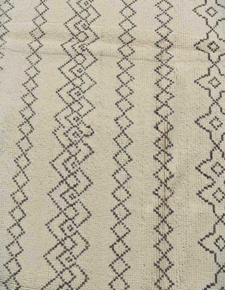 Detail image of  8' 3 x 10' 2  Hand Knotted Moroccan Wool Rug