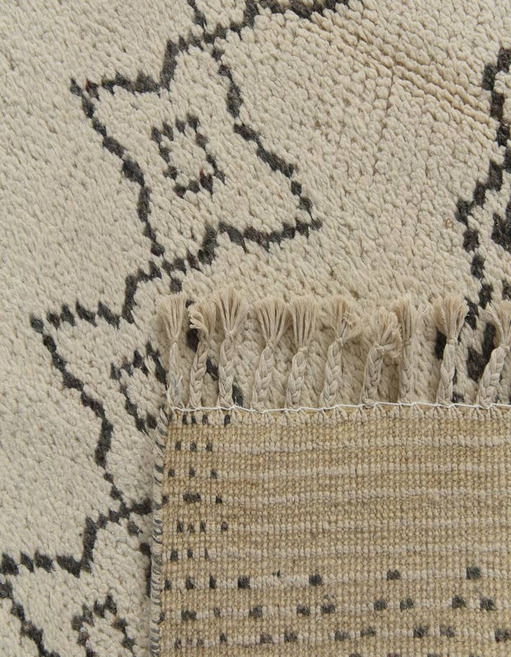 Detail image of  8' 3 x 10' 2  Hand Knotted Moroccan Wool Rug