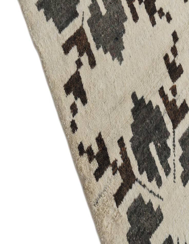 Detail image of  5' 9 x 8'  Hand Knotted Moroccan Wool Rug