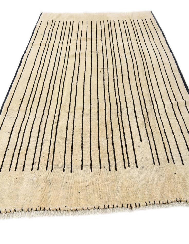 Detail image of 8' 2 x 10' Hand Knotted Moroccan Wool Rug