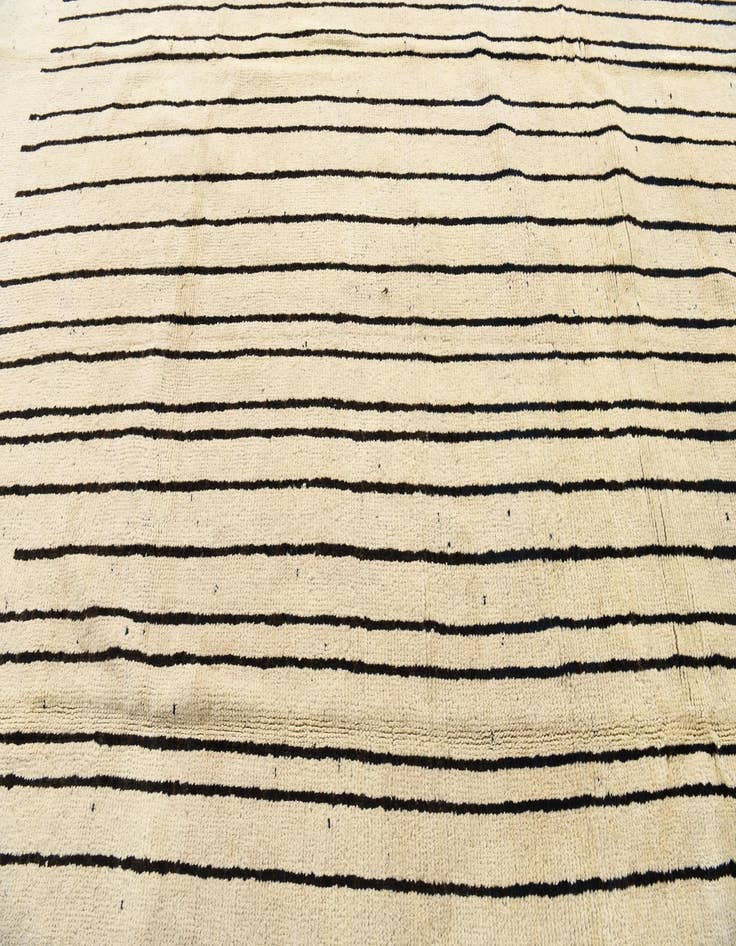 Detail image of 8' 2 x 10' Hand Knotted Moroccan Wool Rug