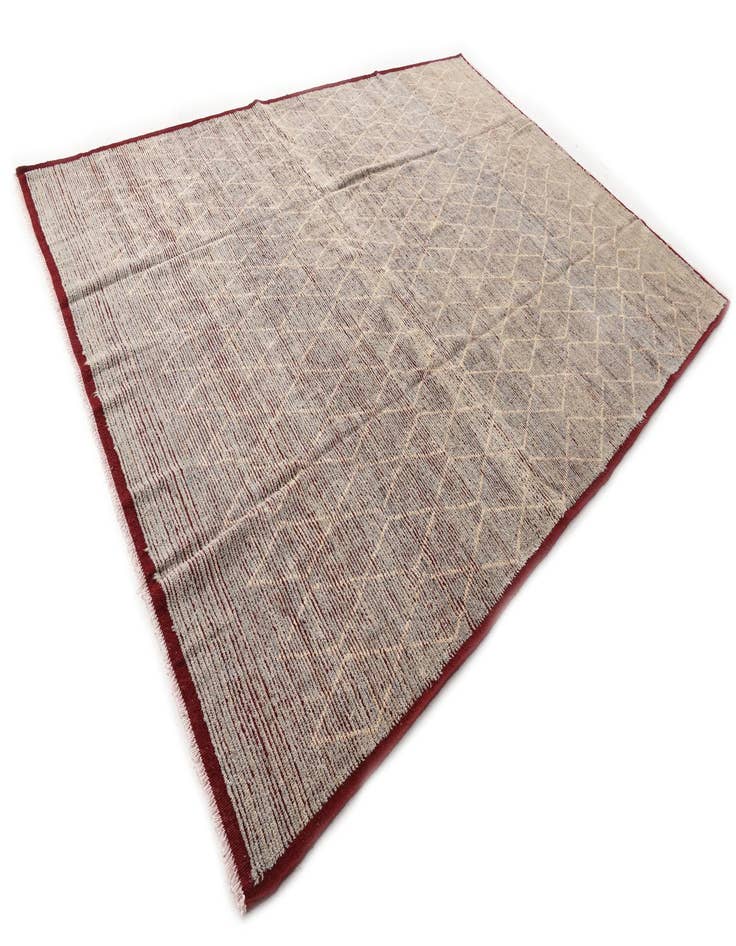 Detail image of  9' 3 x 13'  Hand Knotted Moroccan Wool Rug