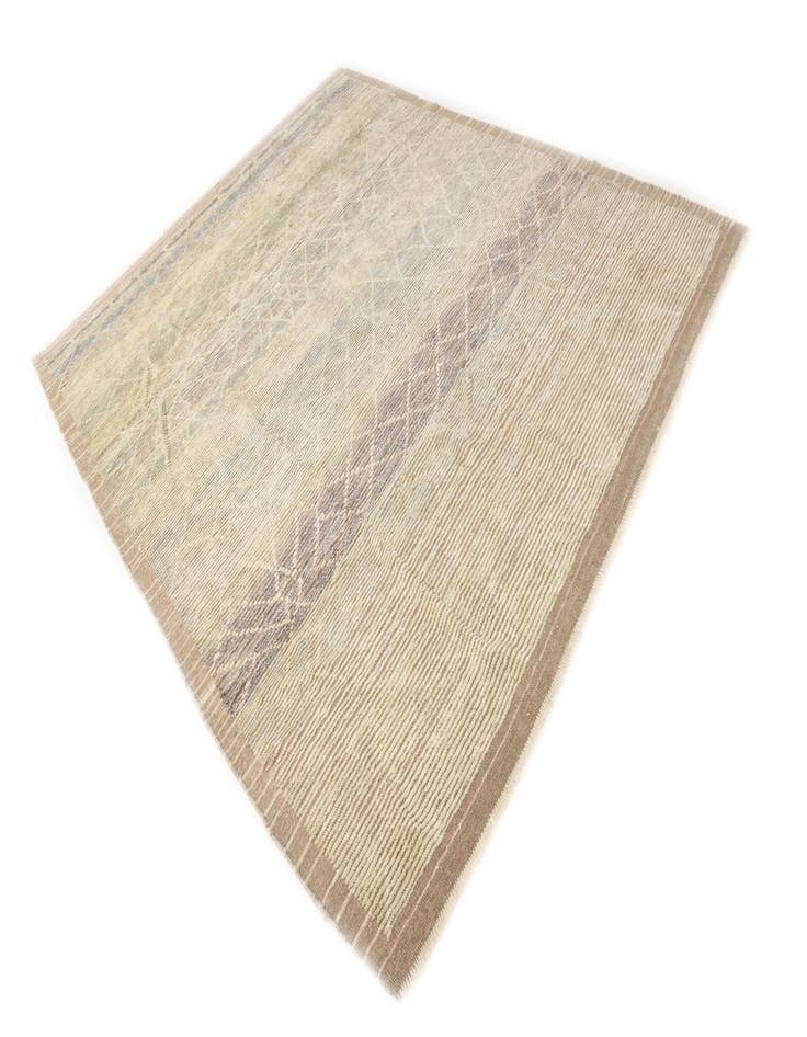 Detail image of  8' 5 x 10'  Hand Knotted Moroccan Wool Rug