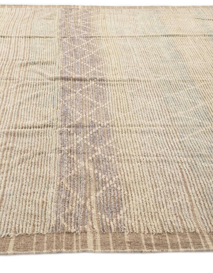 Detail image of  8' 5 x 10'  Hand Knotted Moroccan Wool Rug