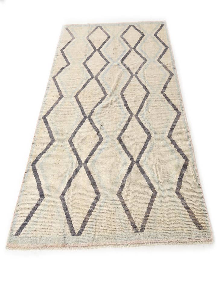 Detail image of  7' 9 x 10' 2  Hand Knotted Moroccan Wool Rug