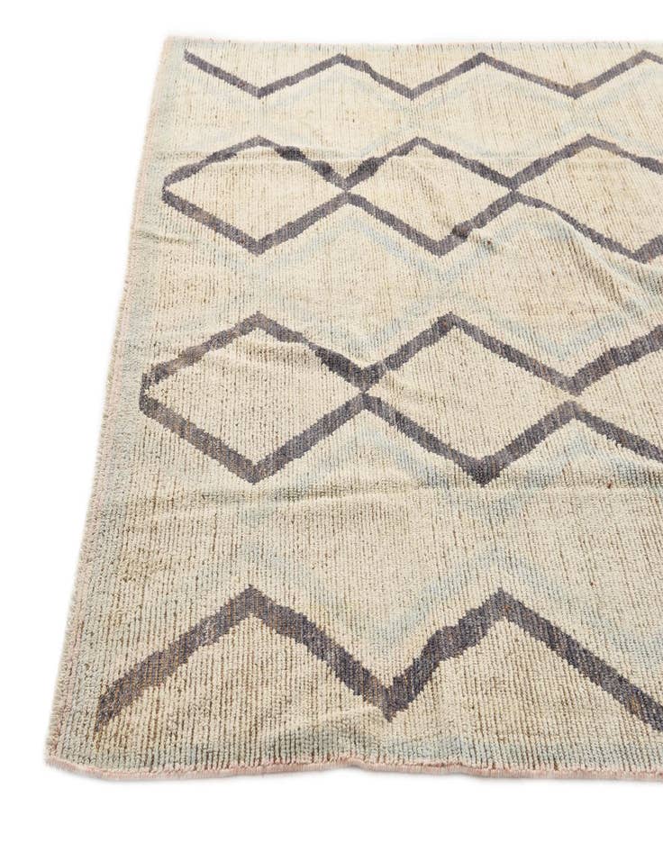 Detail image of  7' 9 x 10' 2  Hand Knotted Moroccan Wool Rug