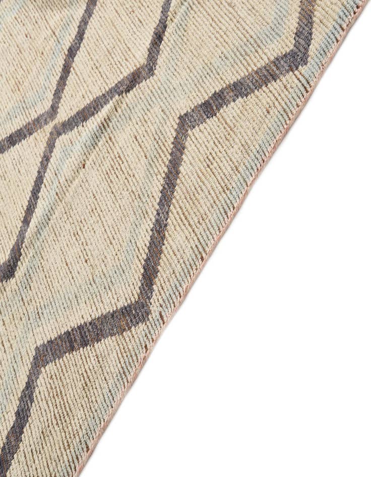 Detail image of  7' 9 x 10' 2  Hand Knotted Moroccan Wool Rug