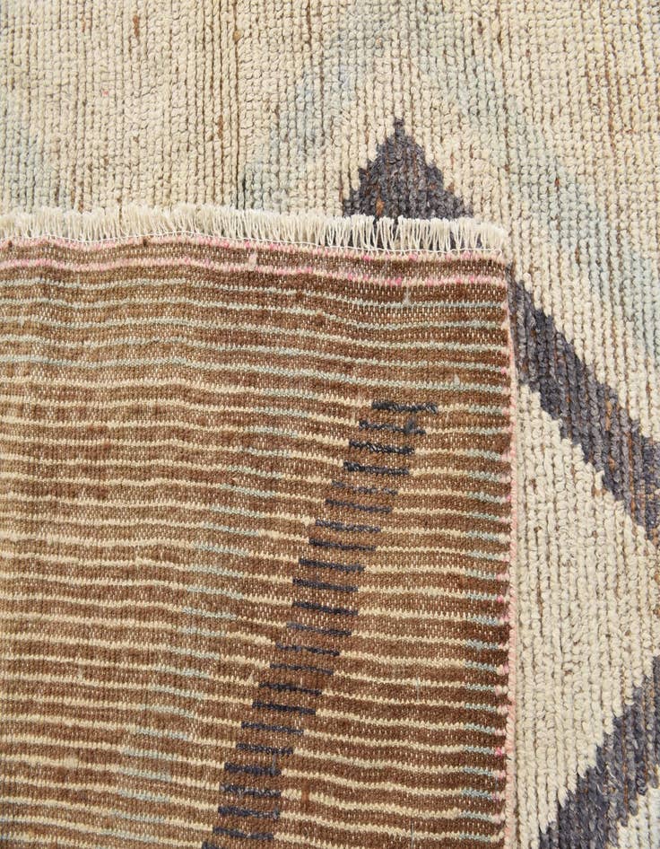 Detail image of  7' 9 x 10' 2  Hand Knotted Moroccan Wool Rug