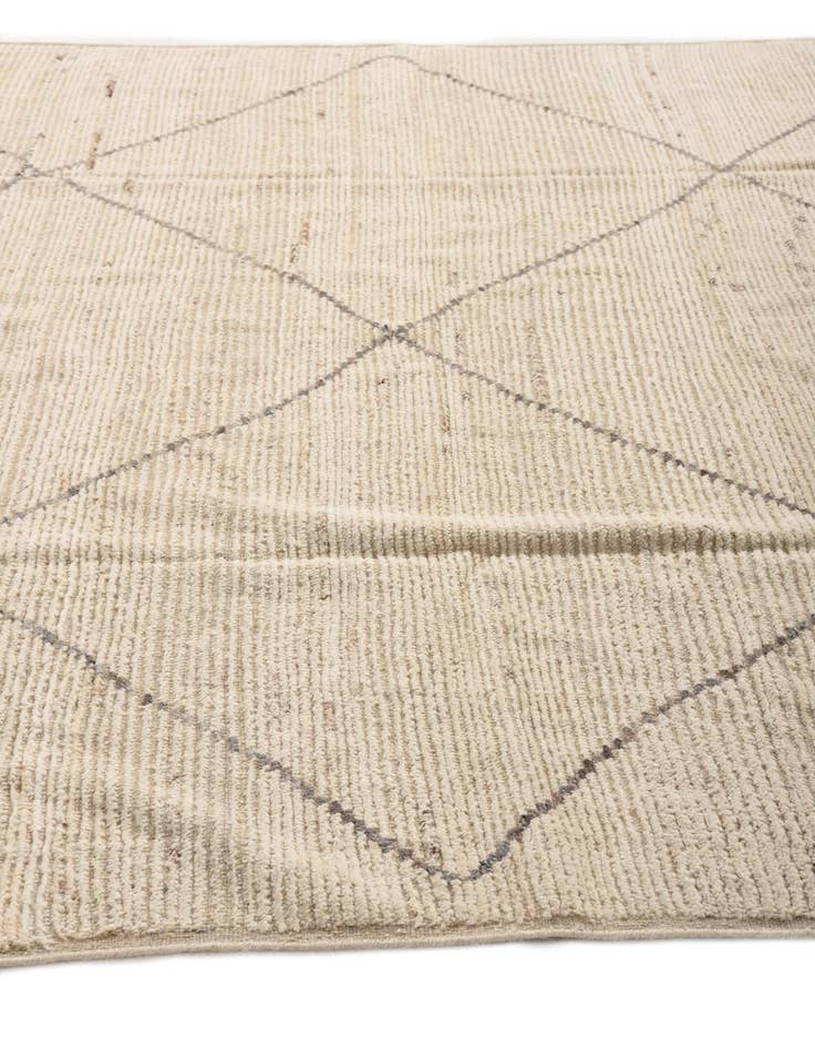 Detail image of  7' 10 x 9' 9  Hand Knotted Moroccan Wool Rug