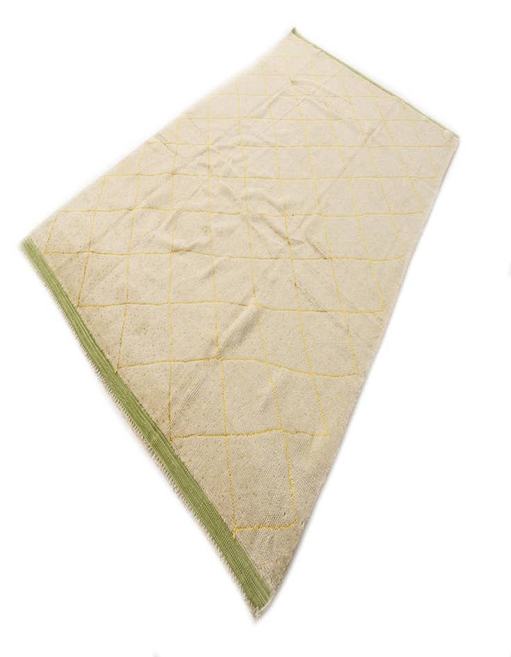 Detail image of  6' 4 x 10' 3  Hand Knotted Moroccan Wool Rug