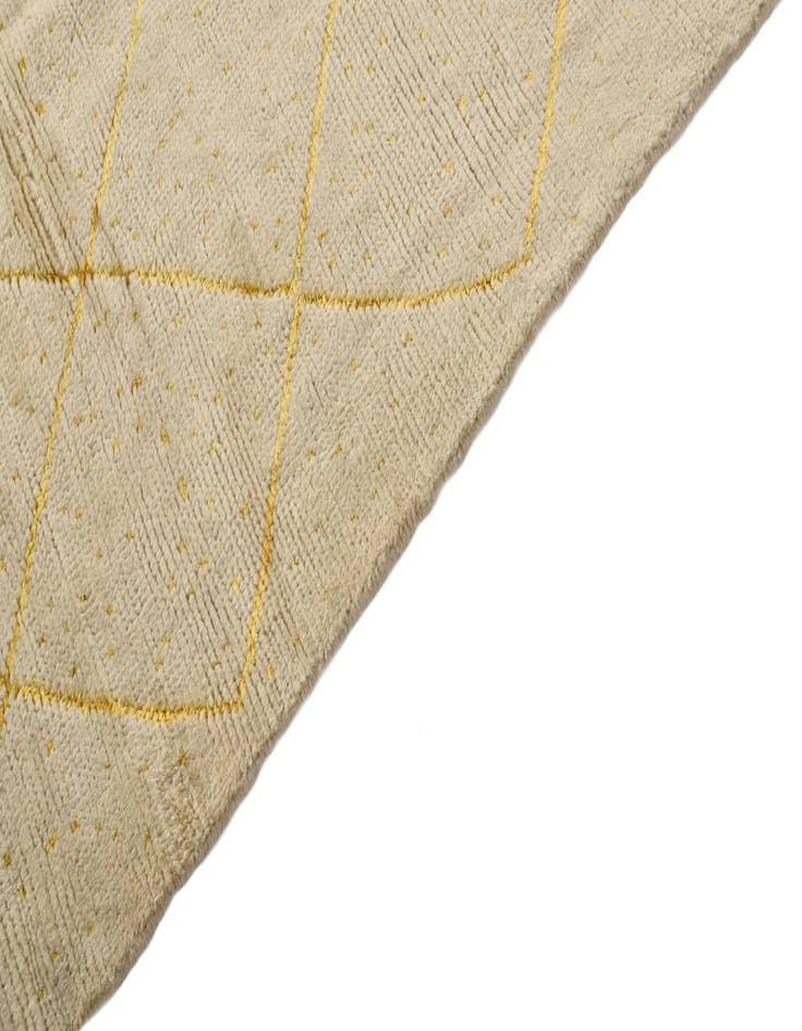 Detail image of  6' 4 x 10' 3  Hand Knotted Moroccan Wool Rug