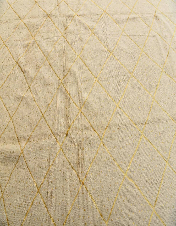 Detail image of  6' 4 x 10' 3  Hand Knotted Moroccan Wool Rug