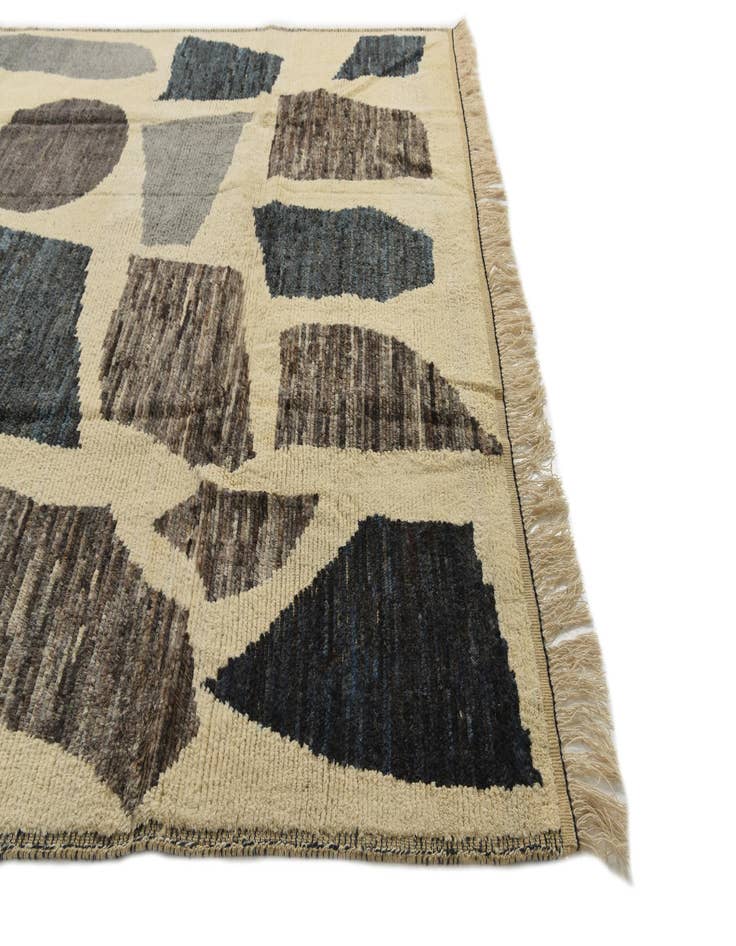 Detail image of  8' 4 x 10' 4  Hand Knotted Moroccan Wool Rug