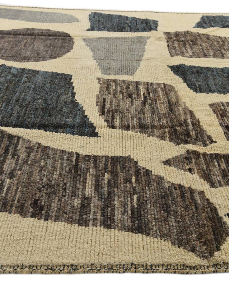Detail image of  8' 4 x 10' 4  Hand Knotted Moroccan Wool Rug