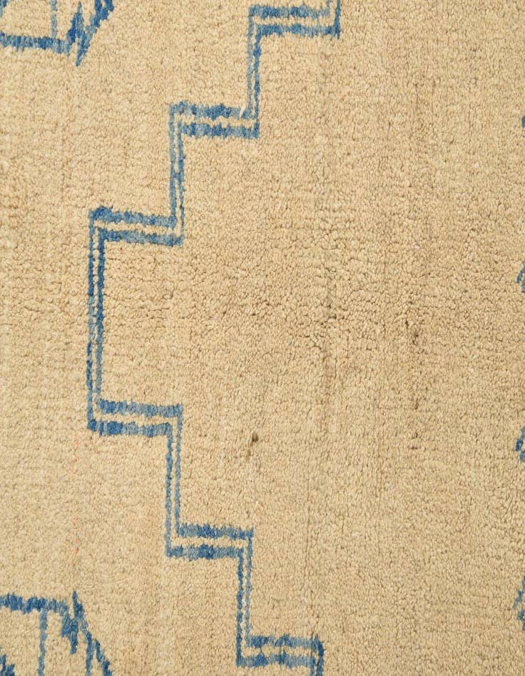 Detail image of  6' 9 x 9' 7  Hand Knotted Moroccan Wool Rug