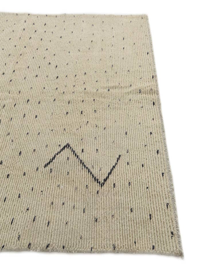 Detail image of  5' 7 x 7' 9  Hand Knotted Moroccan Wool Rug