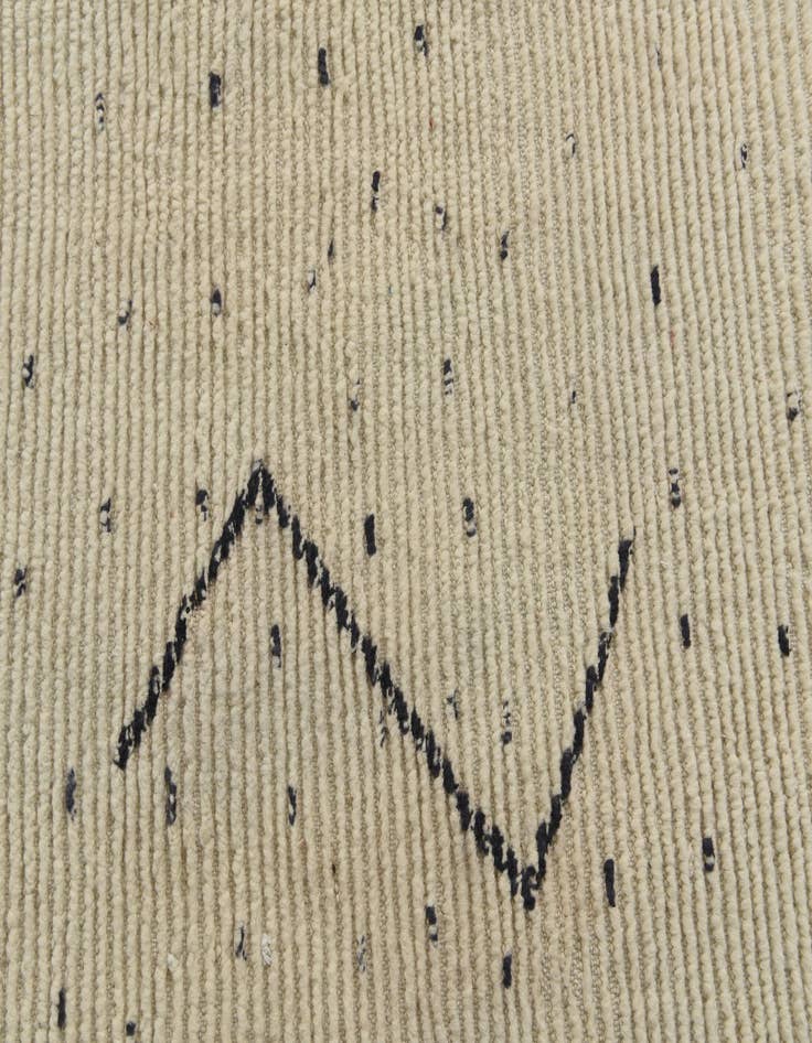 Detail image of  5' 7 x 7' 9  Hand Knotted Moroccan Wool Rug