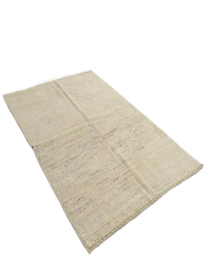 Detail image of  5' 7 x 8'  Hand Knotted Moroccan Wool Rug