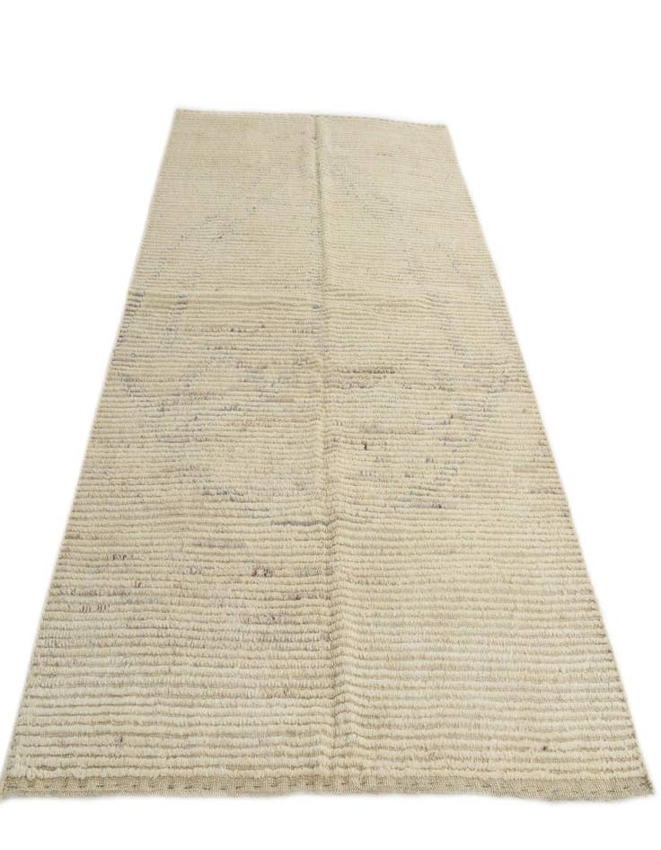 Detail image of  5' 7 x 8'  Hand Knotted Moroccan Wool Rug