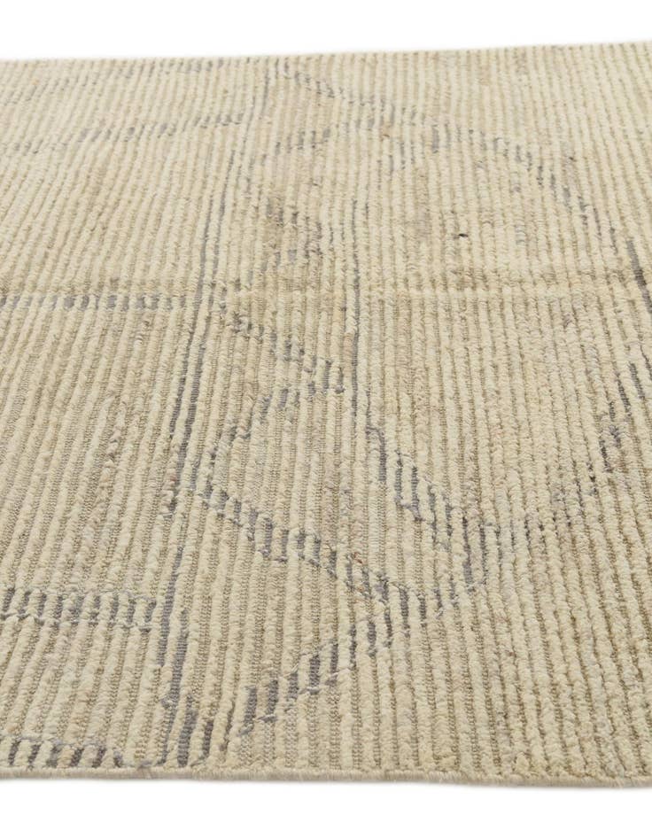 Detail image of  5' 7 x 8'  Hand Knotted Moroccan Wool Rug