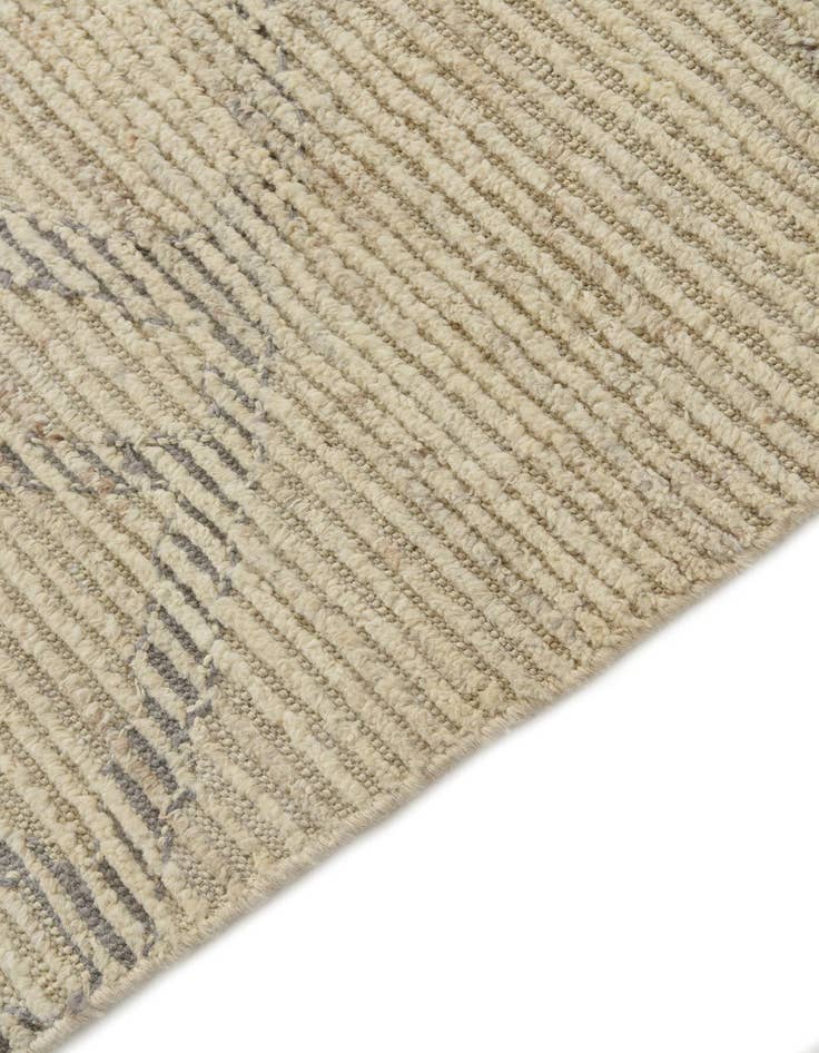 Detail image of  5' 7 x 8'  Hand Knotted Moroccan Wool Rug