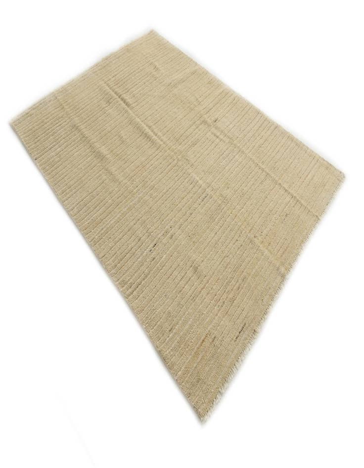 Detail image of  4' 10 x 6' 8  Hand Knotted Moroccan Wool Rug